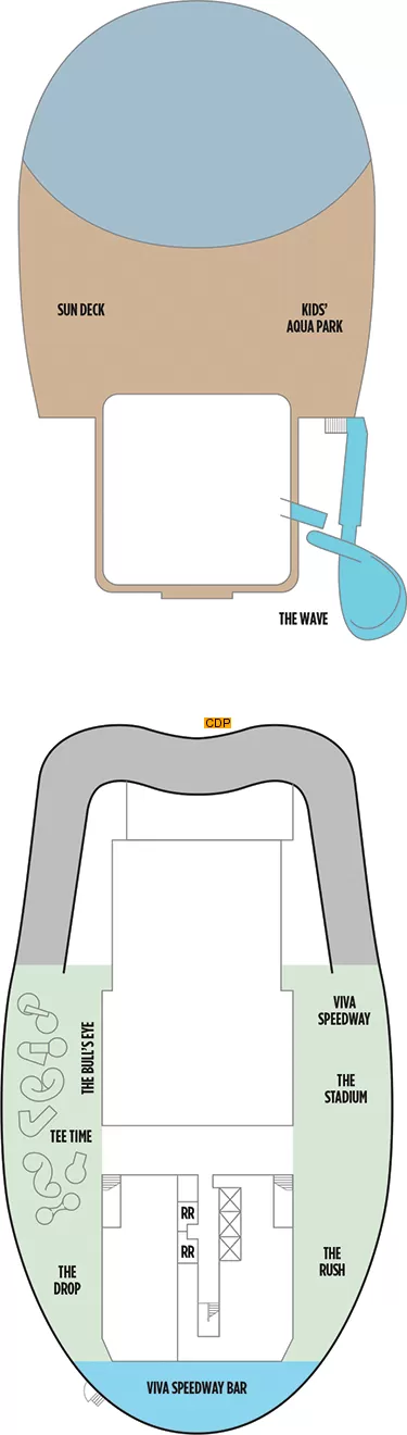 Norwegian Viva Deck 18 Deck 18 Plan Cruisedeckplans
