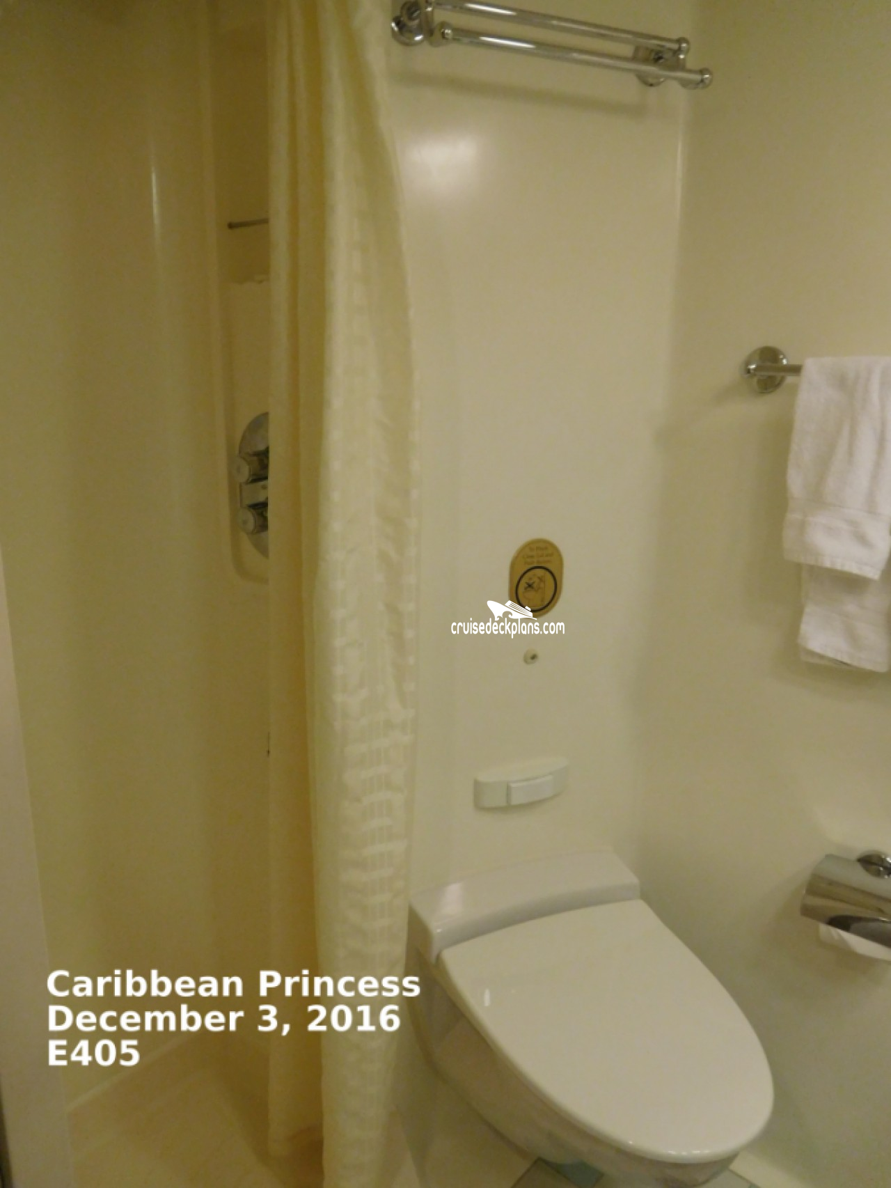 Cabin E405 Caribbean Princess Stateroom