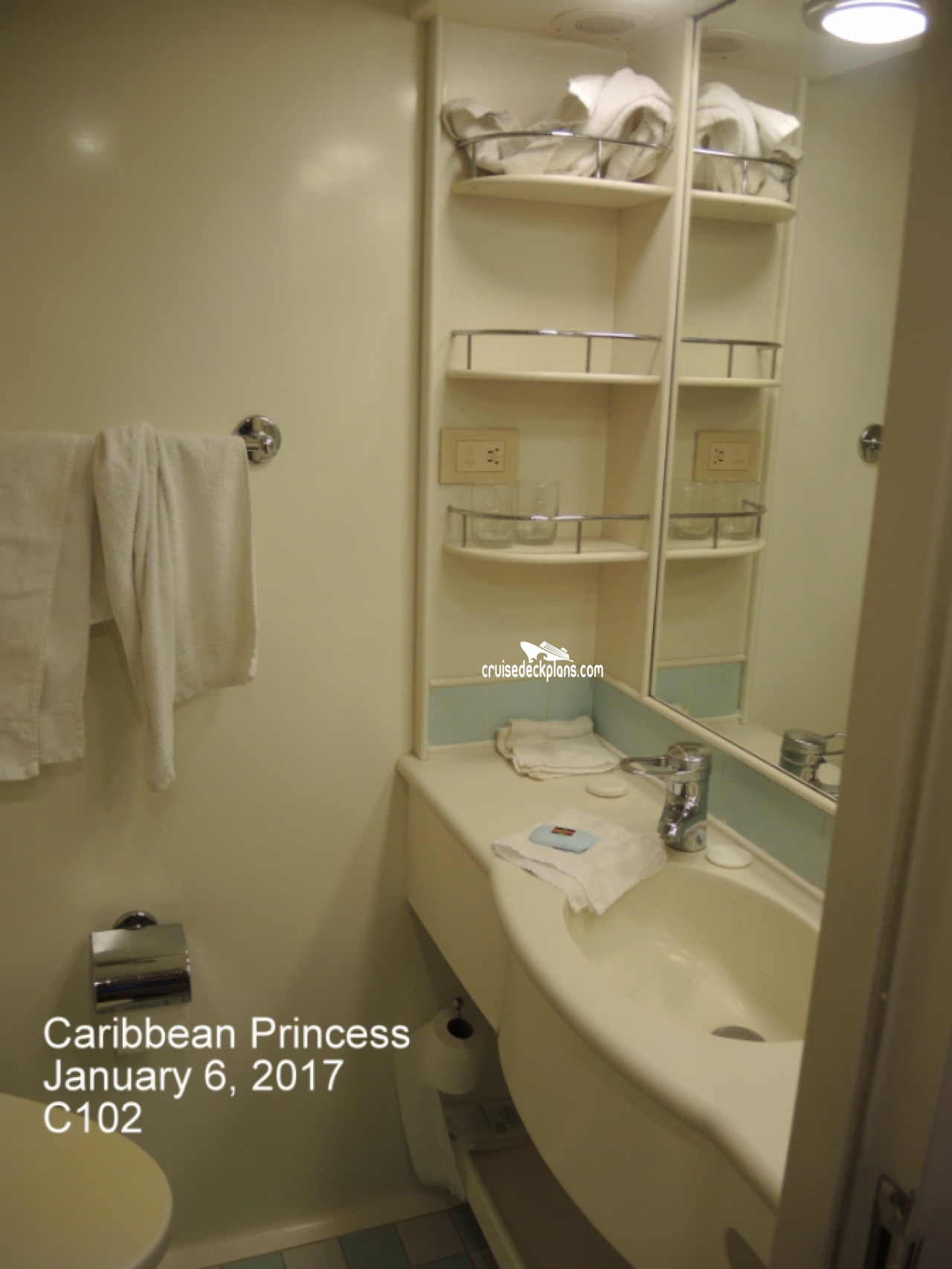 Stateroom C102 Caribbean Princess