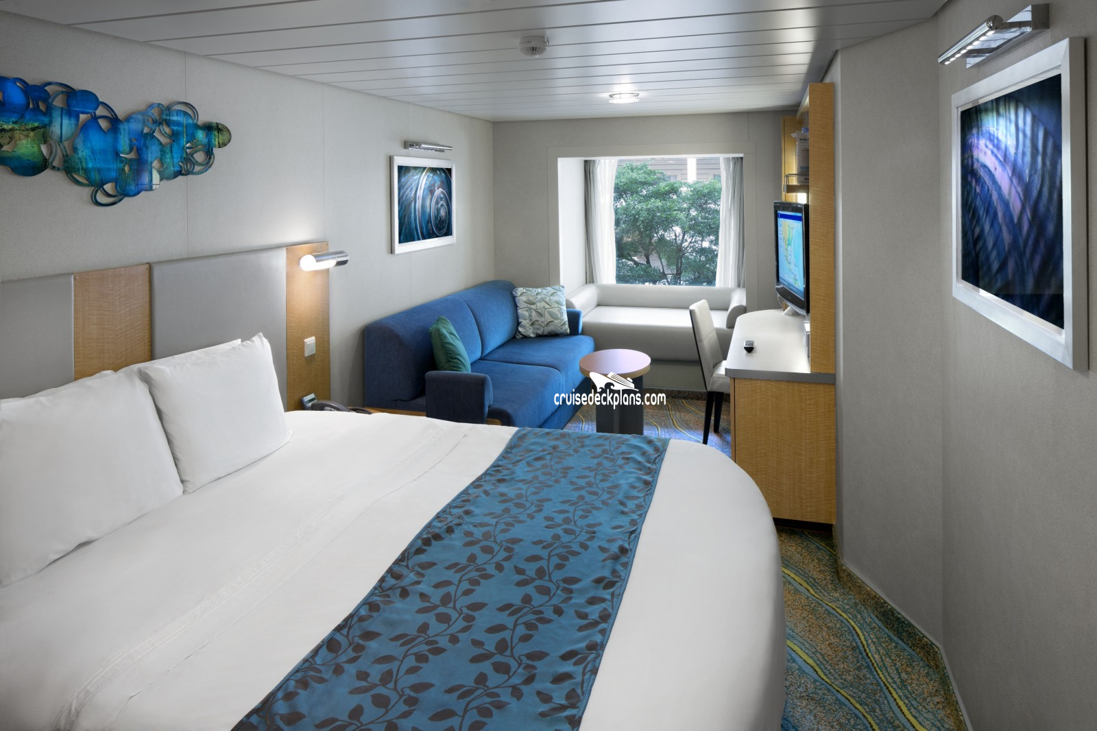 Allure of the Seas Boardwalk and Park View Stateroom Cabins