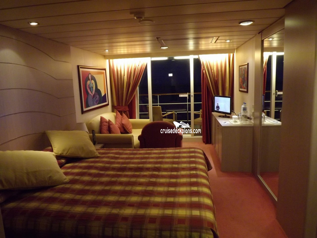 MSC Lirica Balcony Suite Stateroom Details