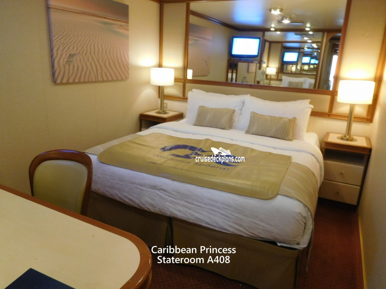 Cabin A408 Caribbean Princess Stateroom