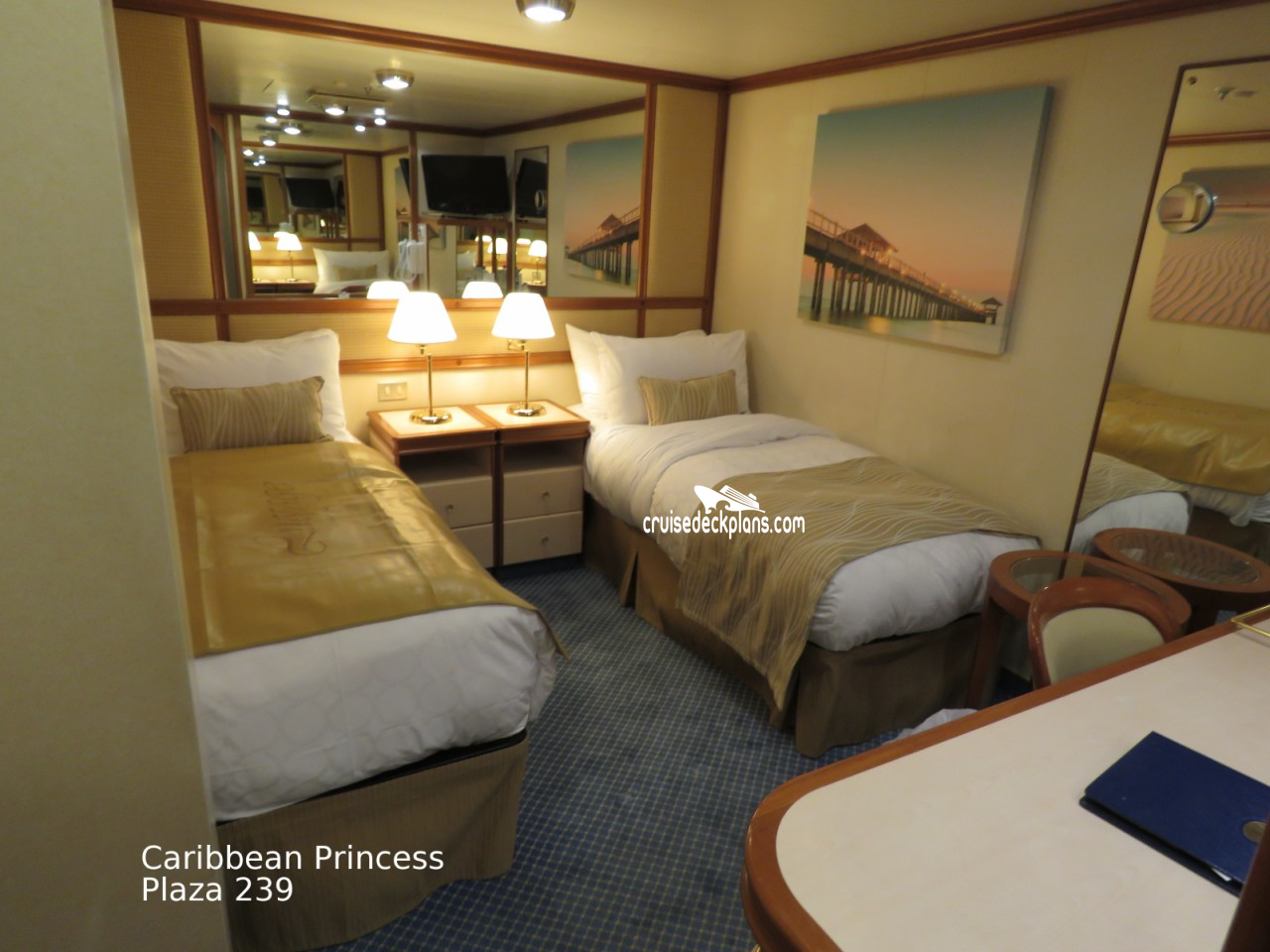 Cabin P239 Caribbean Princess Stateroom