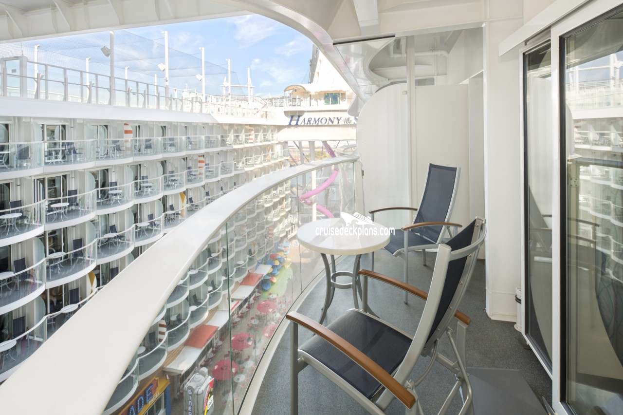 Symphony of the Seas Boardwalk and Park Balcony Stateroom