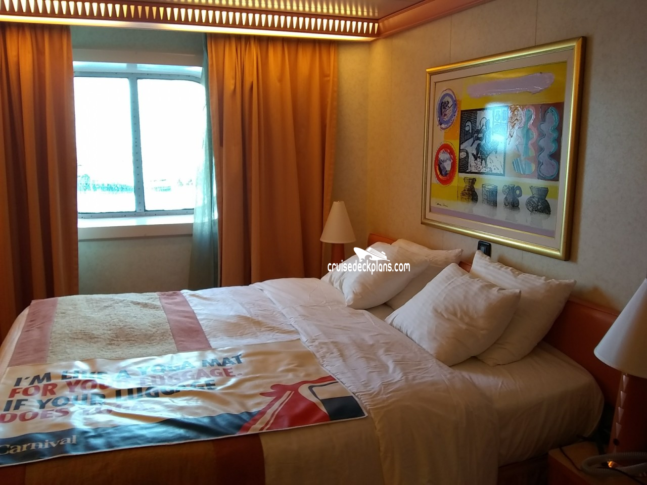 Carnival Liberty Oceanview Stateroom