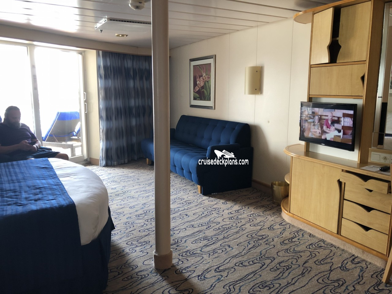 Navigator of the Seas Spacious Balcony Stateroom