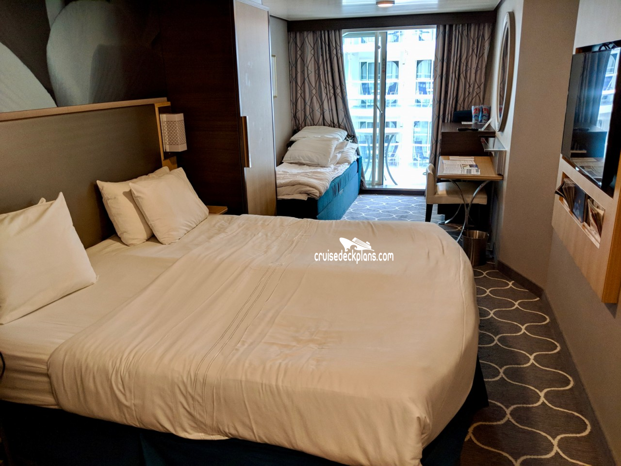 Harmony of the Seas Boardwalk and Park Balcony Stateroom