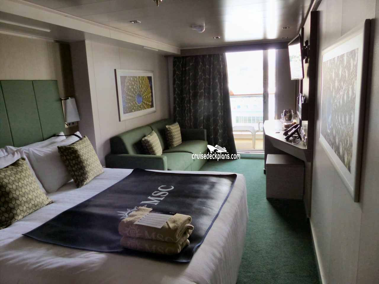 MSC Seaview Balcony Stateroom