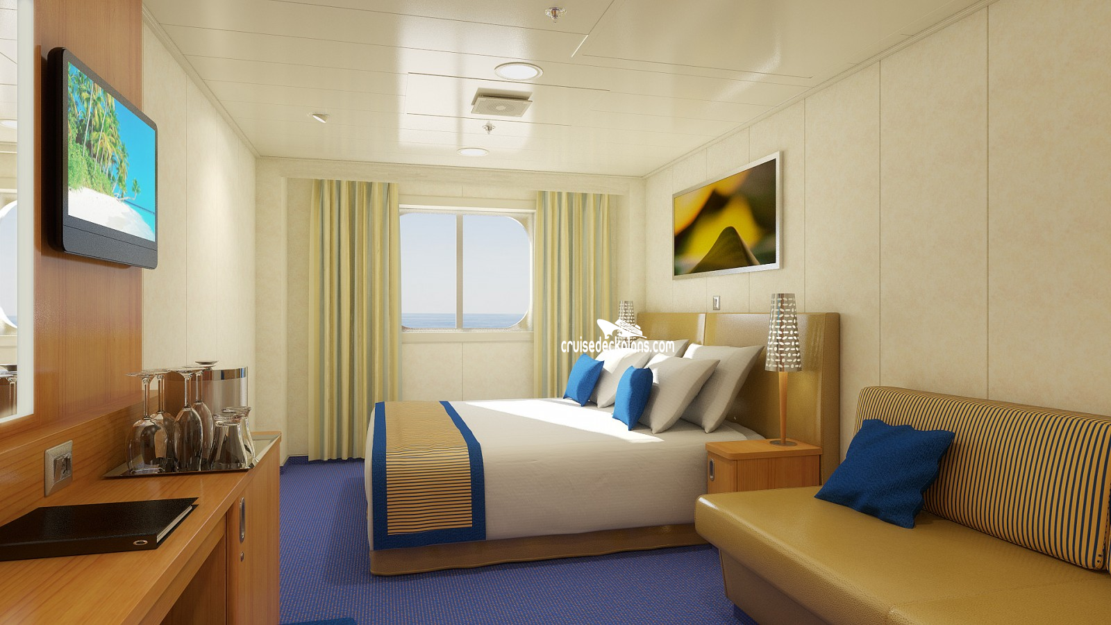 carnival sunrise balcony rooms