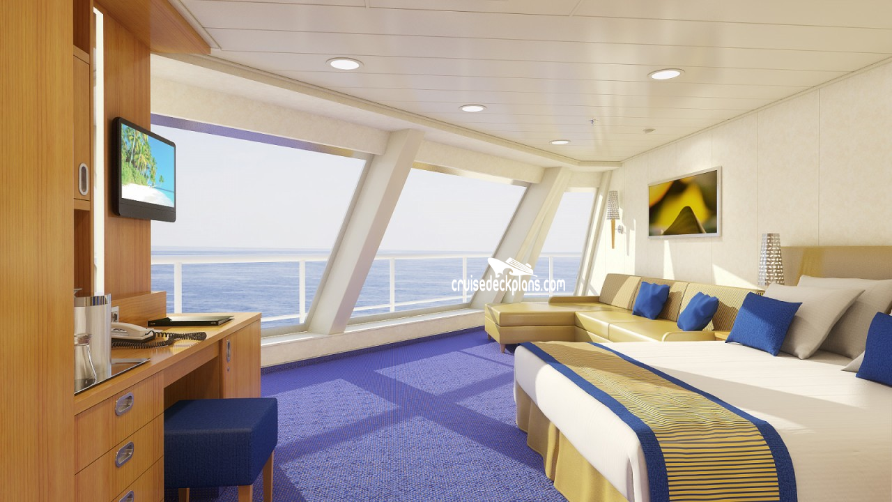 rooms on the carnival sunrise