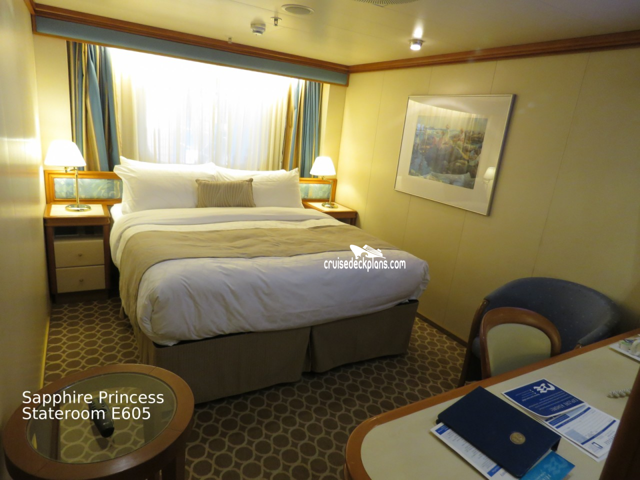 Sapphire Princess Oceanview Stateroom