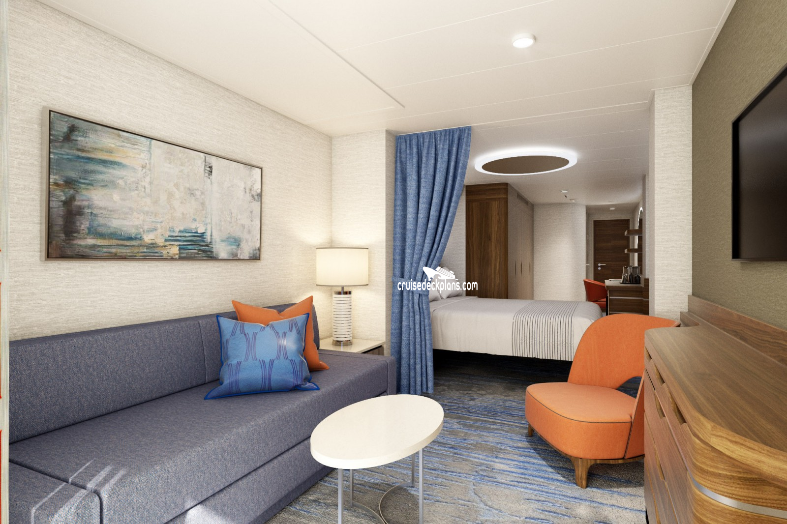 Carnival Jubilee Ocean Suite Stateroom Cabins