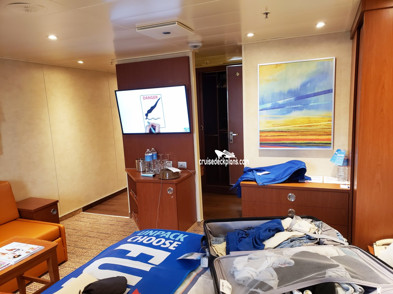 Carnival Sunrise Ocean Suite Stateroom Cabins