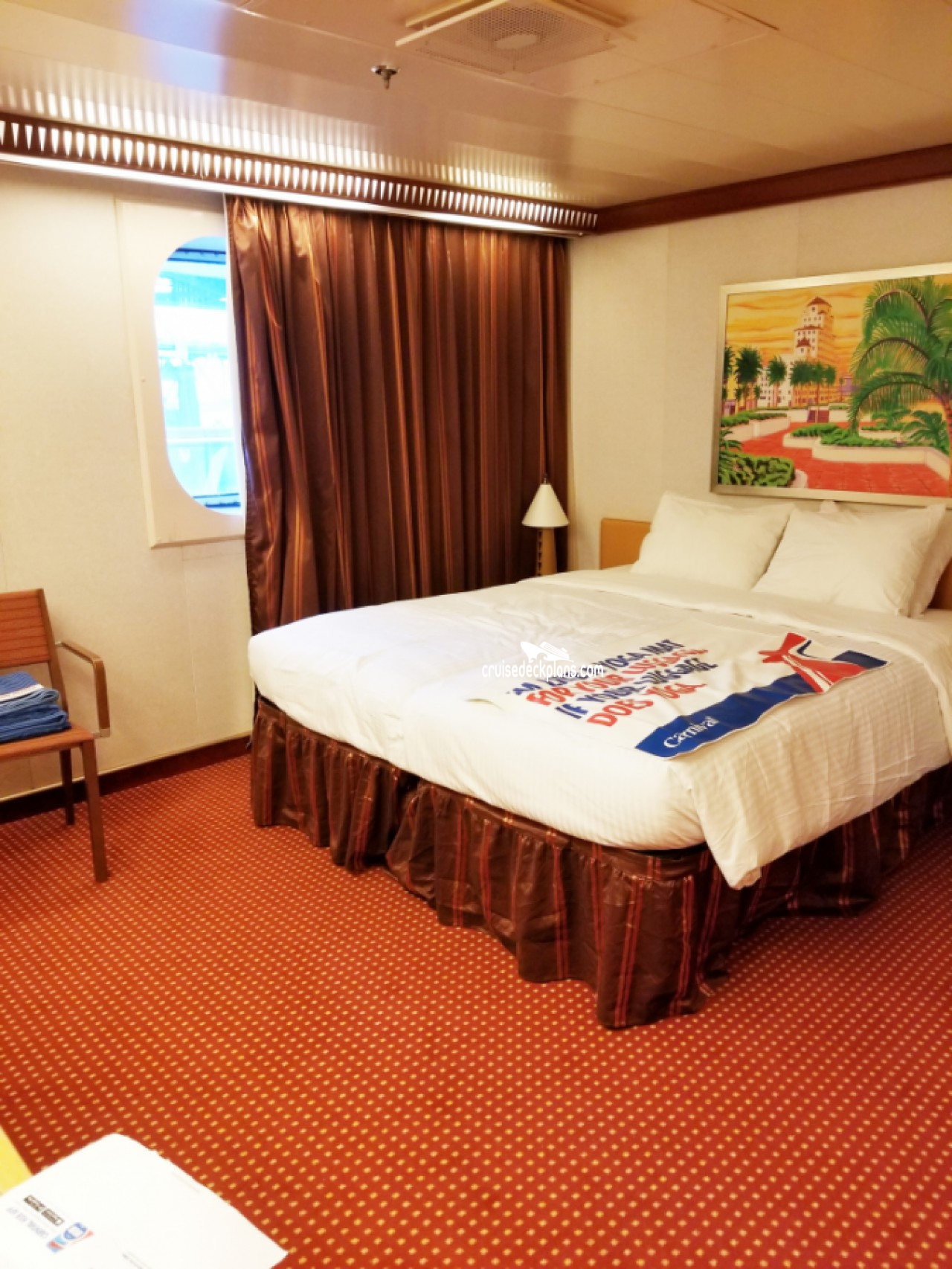 Carnival Dream Interior with Picture Window Stateroom Info