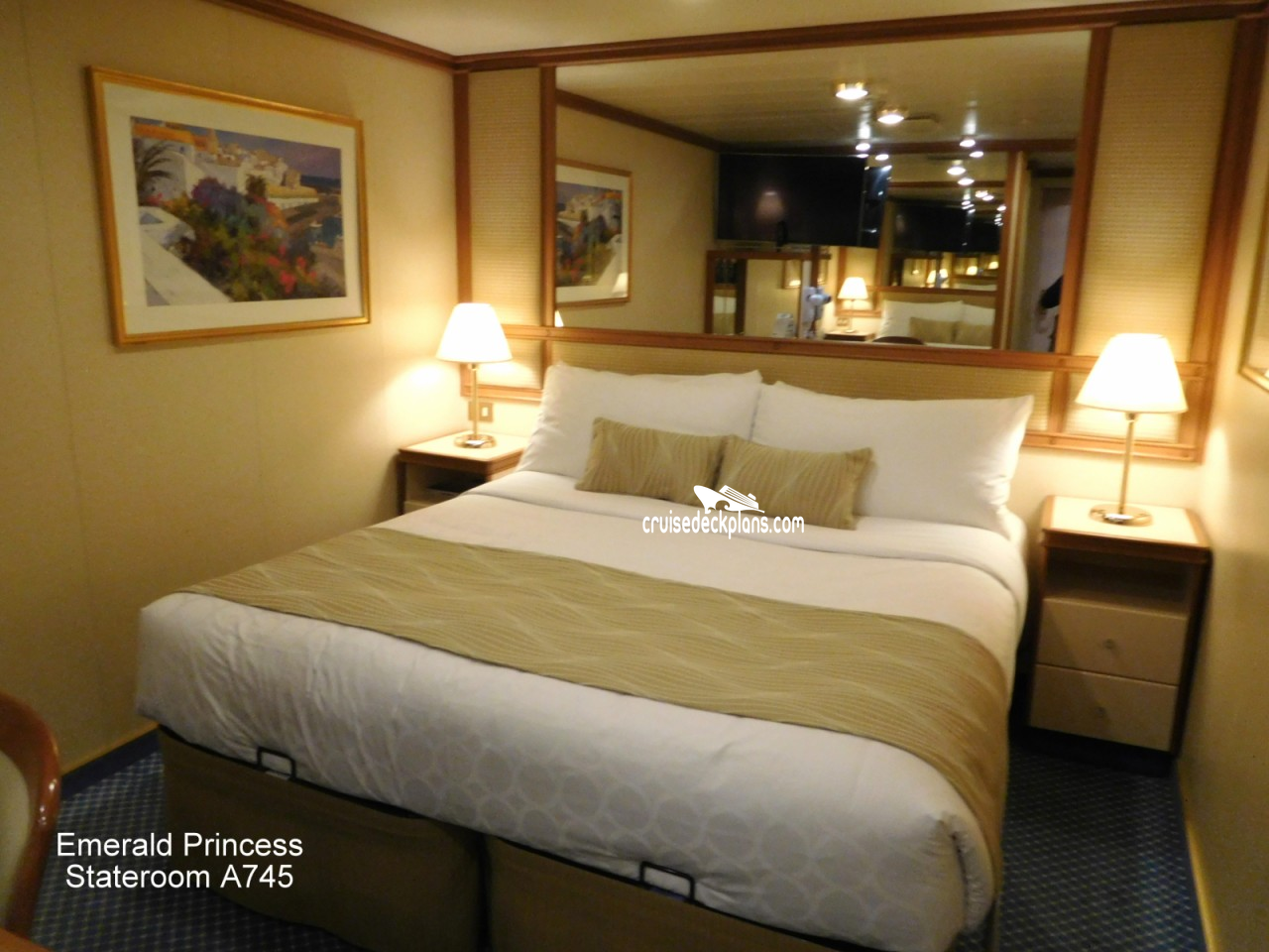 Stateroom A745 Emerald Princess