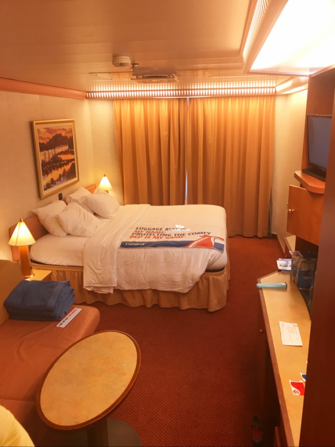 Carnival Freedom Oceanview Stateroom Details