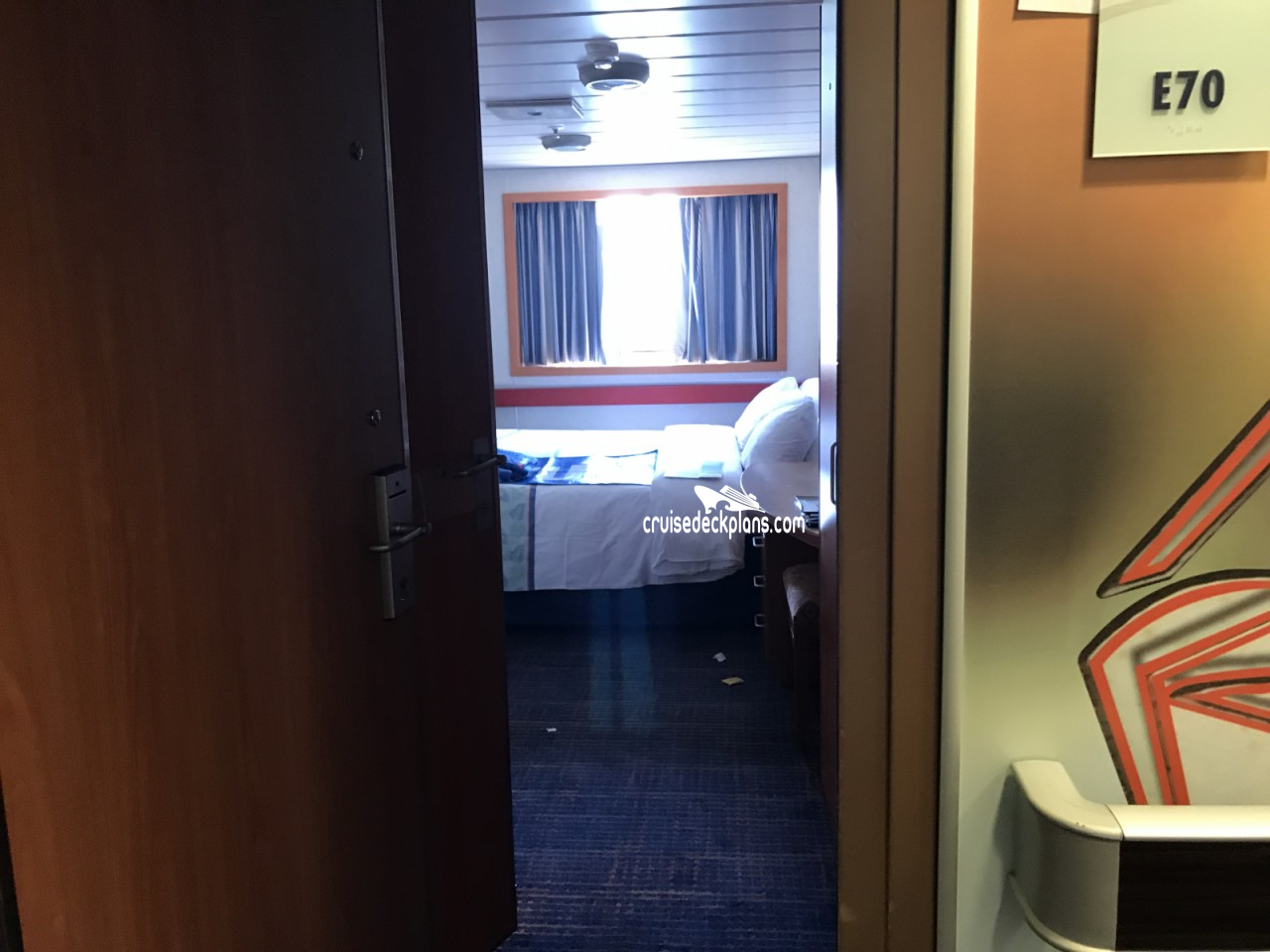 Stateroom E70 Carnival Inspiration