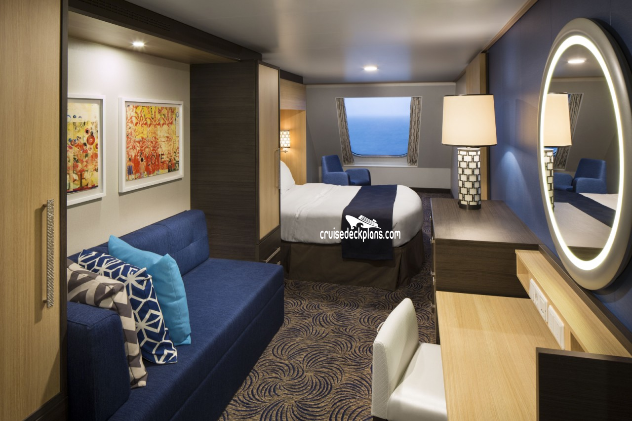 Odyssey of the Seas Oceanview Stateroom Info