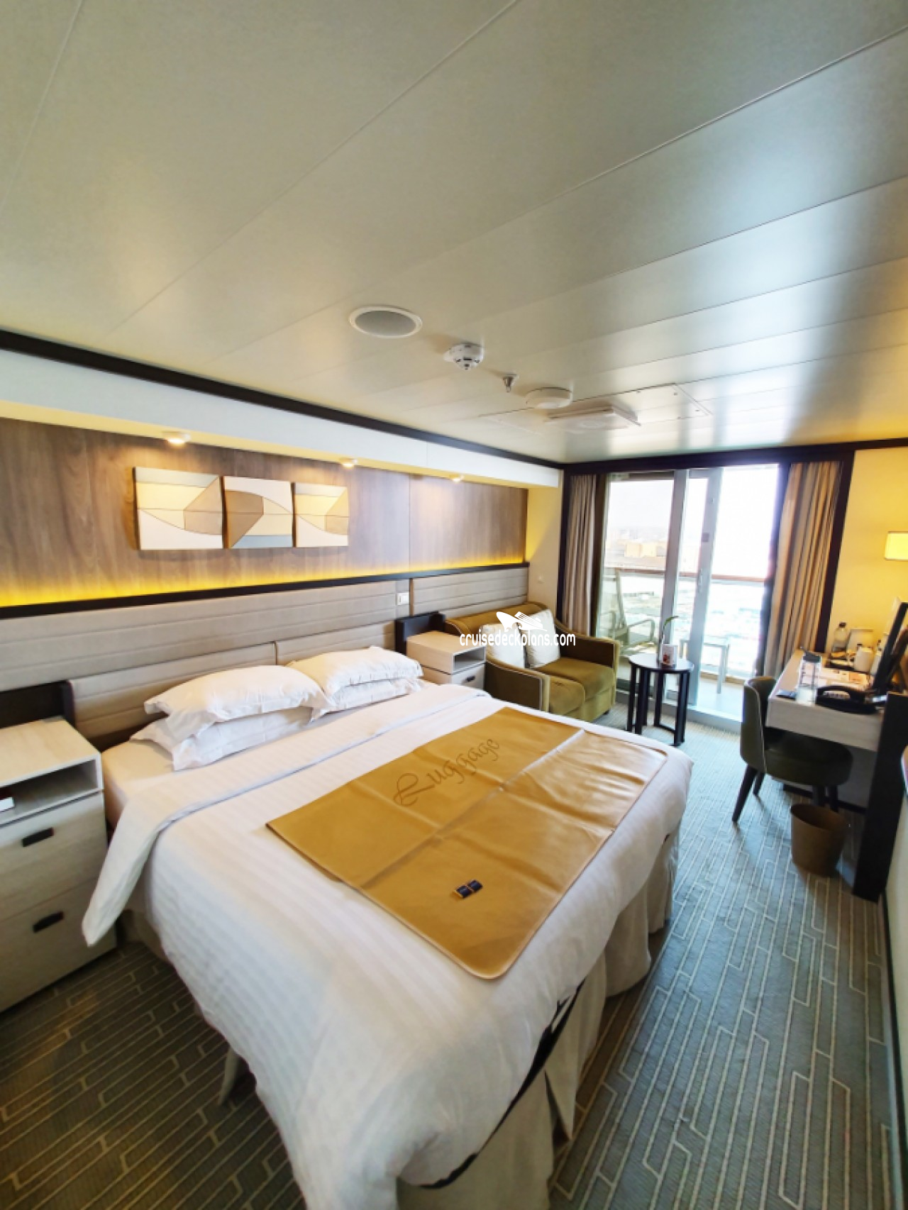 Britannia Deluxe Balcony Stateroom Cabins