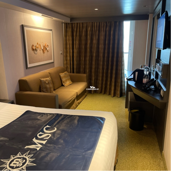 MSC Meraviglia Balcony Stateroom Details