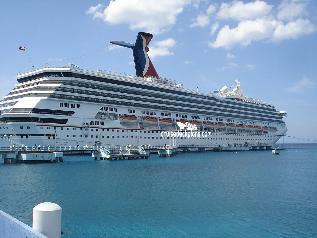 Carnival Destiny Spa Deck Plan Tour