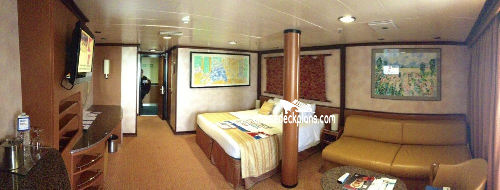 Carnival Inspiration Deck Plans - Cabin Diagrams - Pictures