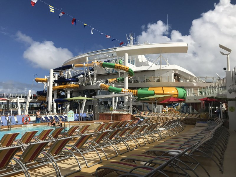 Symphony of the Seas Beach Pool Pictures