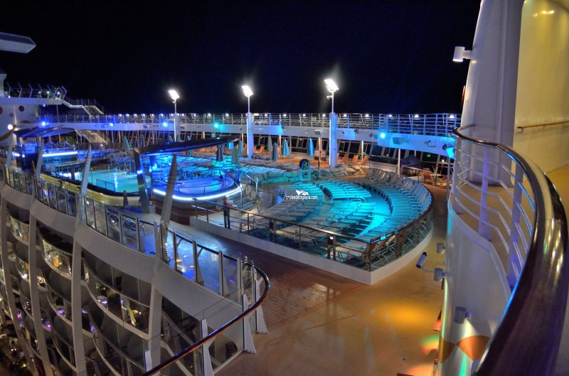 Allure of the Seas Beach Pool Pictures