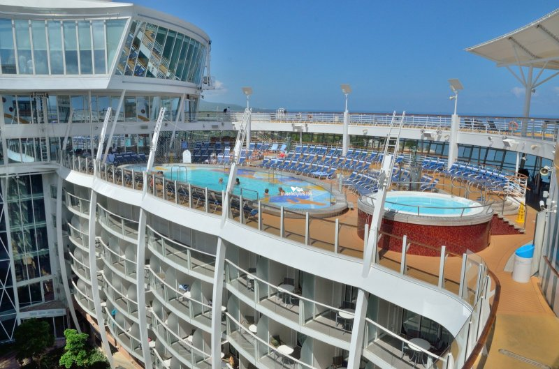 Allure of the Seas Sports Pool Pictures