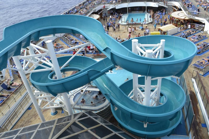 Carnival Liberty Water Slide Pictures