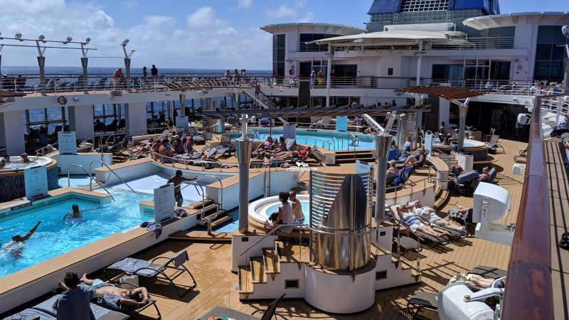 Celebrity Summit Main Pools Pictures