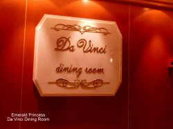 Emerald Princess Da Vinci Dining Room picture