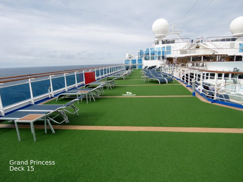 Grand Princess Sun Deck Pictures