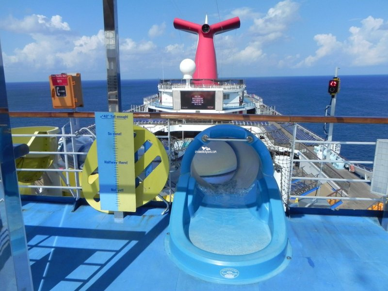 Carnival Glory Water Slide Pictures