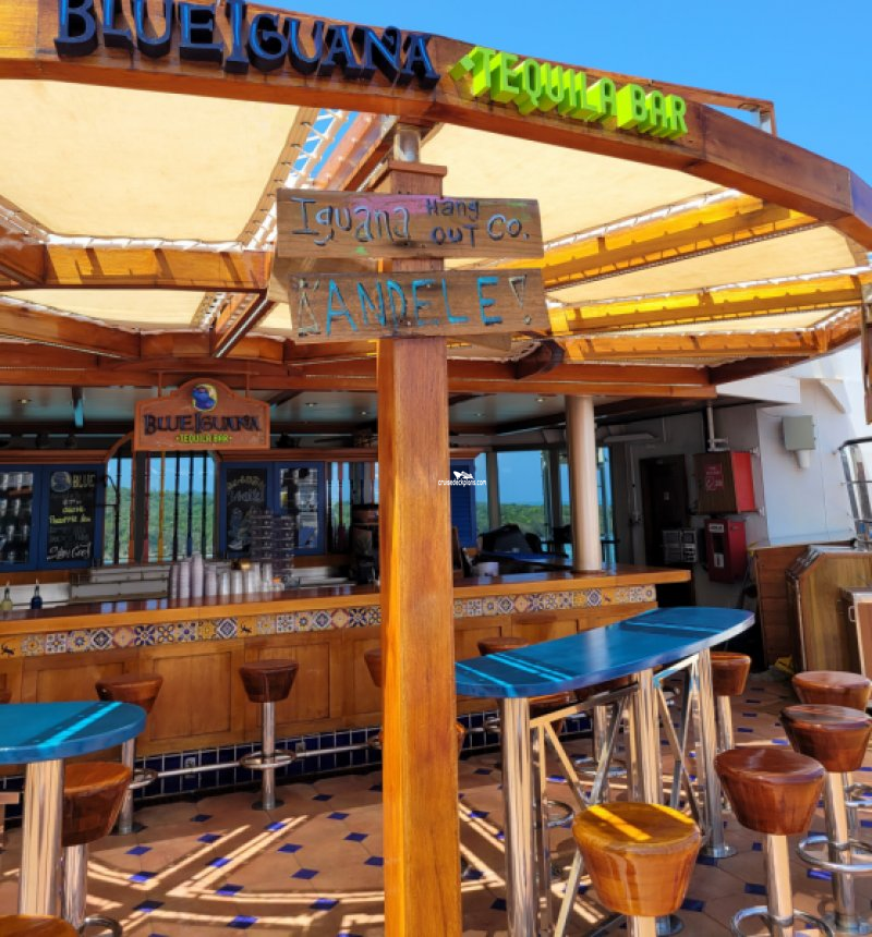 Carnival Sunrise Blue Iguana Tequila Bar Pictures