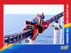 Carnival Mardi Gras Bolt Sea Coaster picture