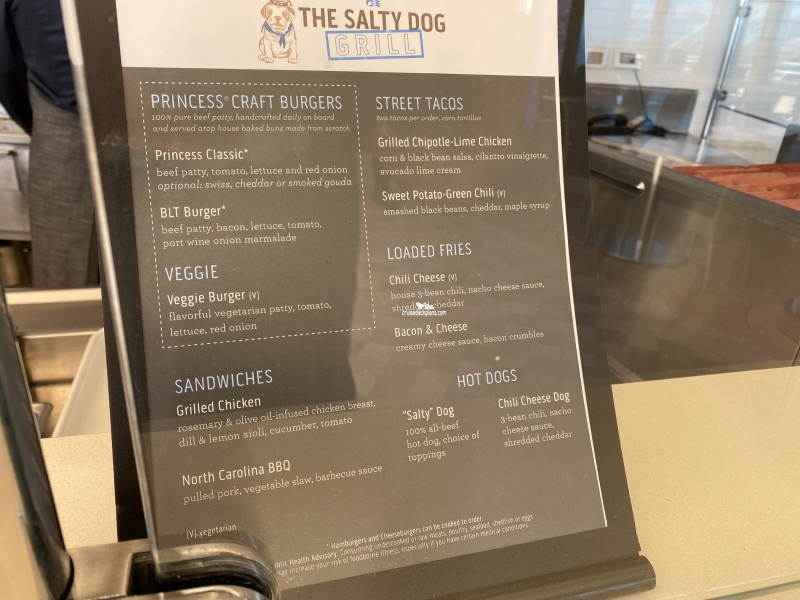 Discovery Princess Salty Dog Grill Pictures