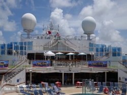 Caribbean Princess Sun deck mid-ship picture