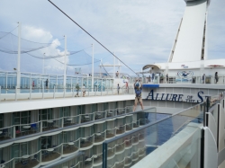 Allure of the Seas Zip-line picture