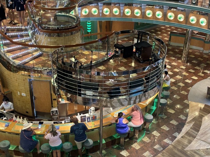 Main Atrium on Carnival Magic Cruise Ship, On board the Car…, Fli…