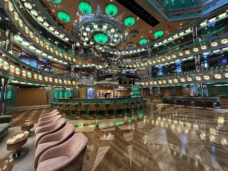 Main Atrium on Carnival Magic Cruise Ship, On board the Car…, Fli…