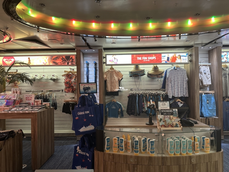 Cruise Ship Gift Shop - Carnival Splendor - Shopping on a Cruise