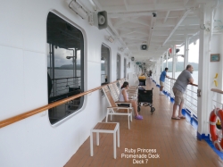 Ruby Princess Outside Promenade Deck picture