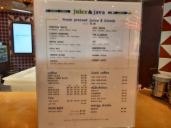 Carnival Splendor Juice and Java picture