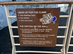Freedom of the Seas Rock Climbing Wall picture
