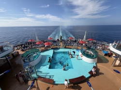 Carnival Dream Sunset Pool picture