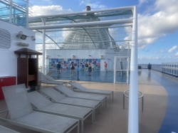 Sky Princess Center Court picture Uploaded in 2025 Photo courtesy of Caar ING. Sky Princess Center Court picture