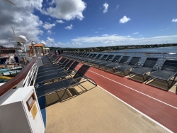 Adventure of the Seas Jogging Track picture Uploaded in 2026 Photo courtesy of Cynthia McDaniels. Adventure of the Seas Jogging Track picture