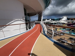 Adventure of the Seas Jogging Track picture Uploaded in 2026 Photo courtesy of Cynthia McDaniels. Adventure of the Seas Jogging Track picture