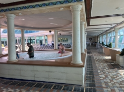 Adventure of the Seas Solarium picture Uploaded in 2026 Photo courtesy of Cynthia McDaniels. Adventure of the Seas Solarium picture